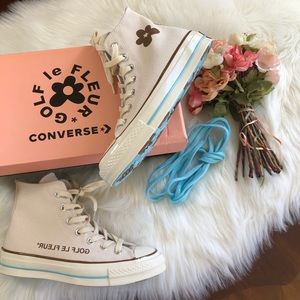 SOLD Golf Le Fleur - Parchment Canvas Converse
